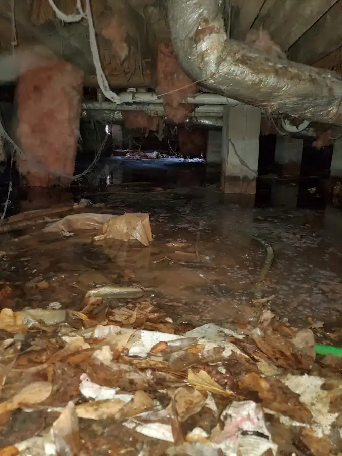 Crawl space flood assessment for Leak Detection & Repair in York
